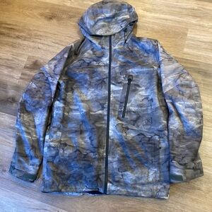 Burton AK 2 layer Goretex Snowboard Jacket - Gray Camo